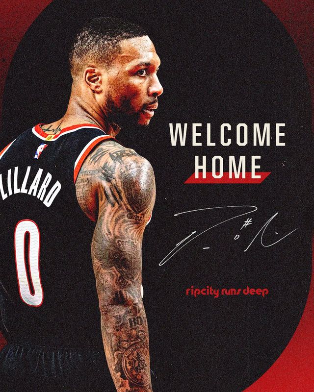 3年4200萬美元！開拓者官宣簽約利拉德：五大數據排名隊史第一